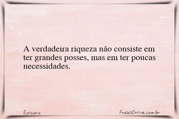 Frase de Epicuro