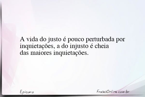 Frase de Epicuro