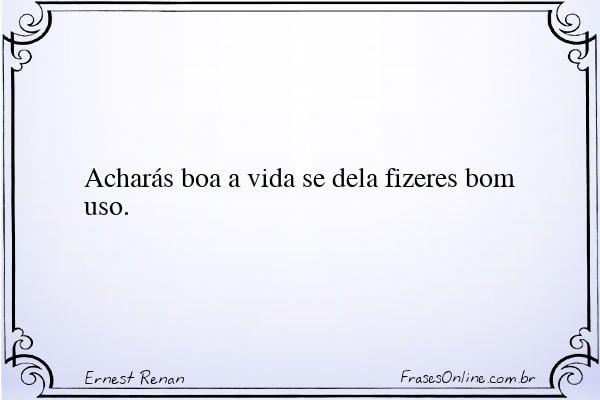 Frase de Ernest Renan