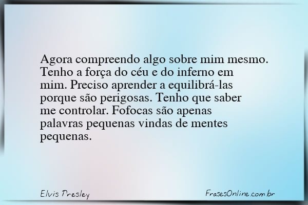 Frase de Elvis Presley