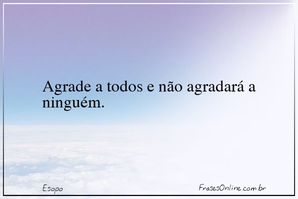Frase de Esopo