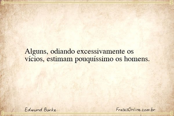 Frase de Edmund Burke