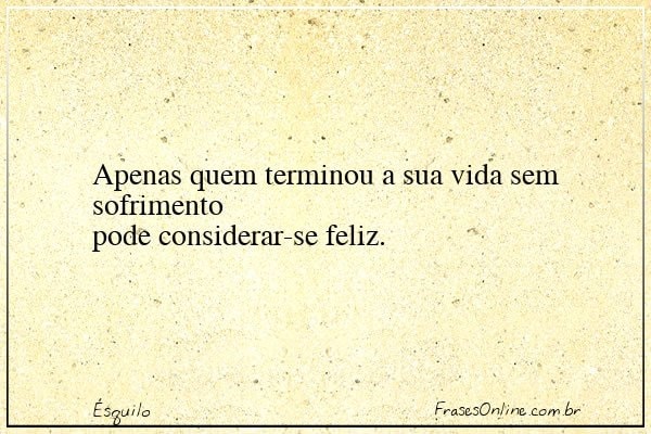 Frase de Ésquilo