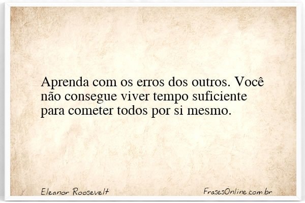 Frase de Eleanor Roosevelt