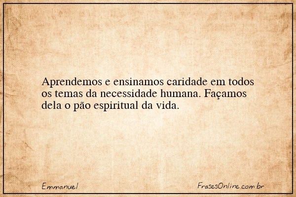 Frase de Emmanuel