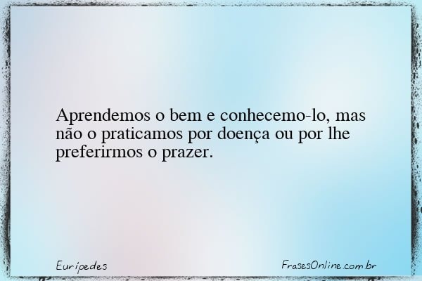 Frase de Eurípedes