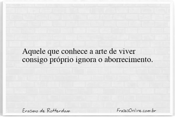 Frase de Erasmo de Rotterdam
