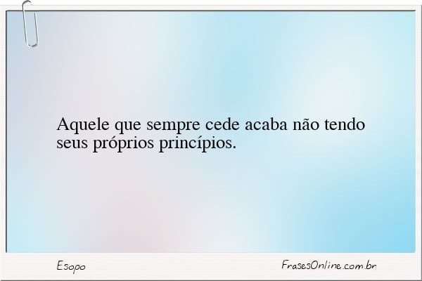 Frase de Esopo