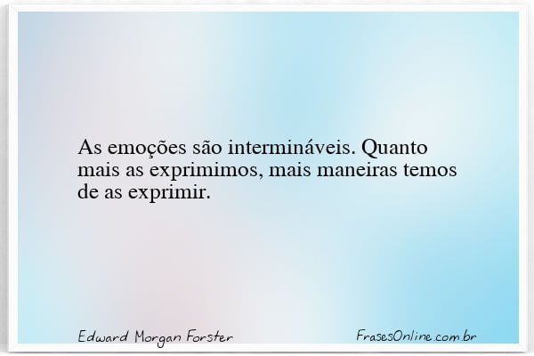 Frase de Edward Morgan Forster