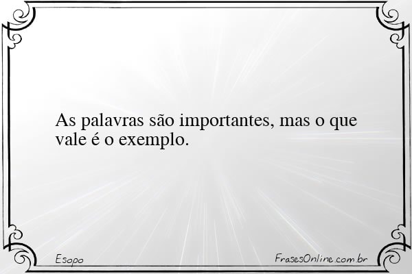 Frase de Esopo