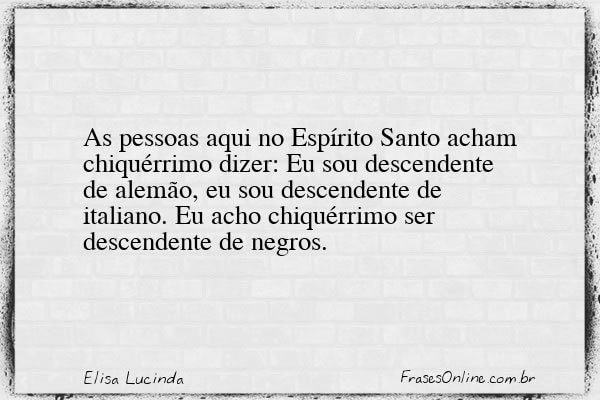 Frase de Elisa Lucinda