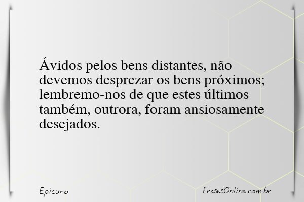 Frase de Epicuro