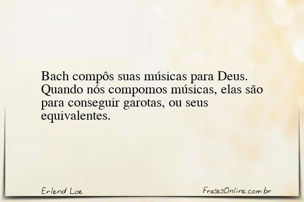 Frase de Erlend Loe