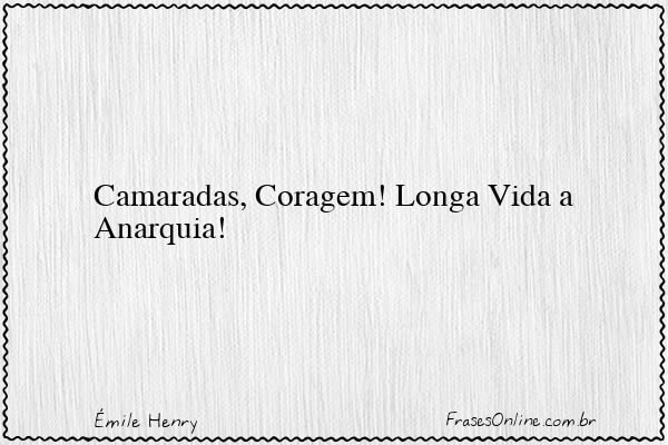 Frase de Émile Henry