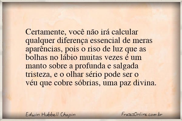 Frase de Edwin Hubbell Chapin