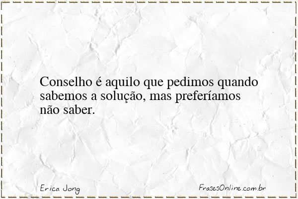 Frase de Erica Jong