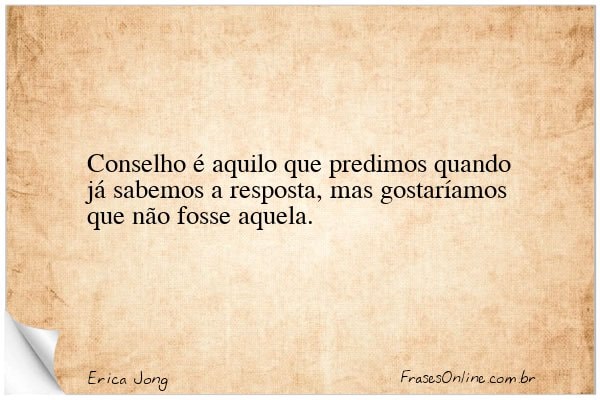Frase de Erica Jong