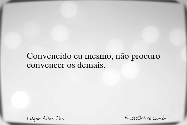 Frase de Edgar Allan Poe