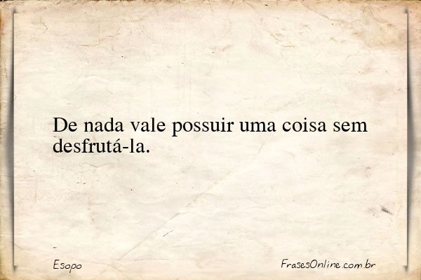 Frase de Esopo