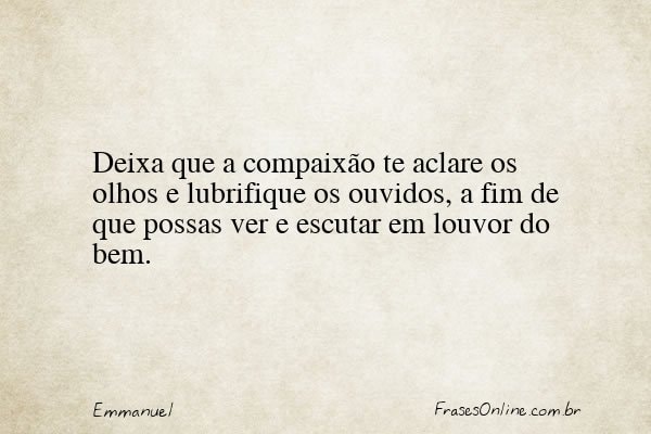 Frase de Emmanuel