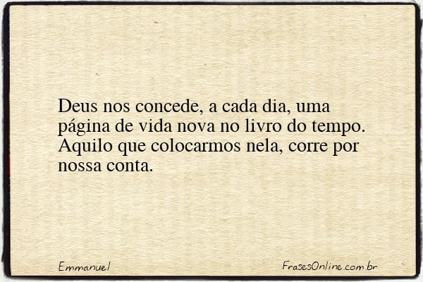 Frase de Emmanuel