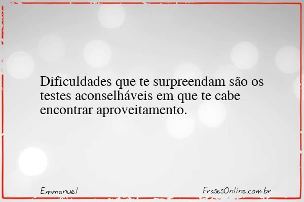 Frase de Emmanuel