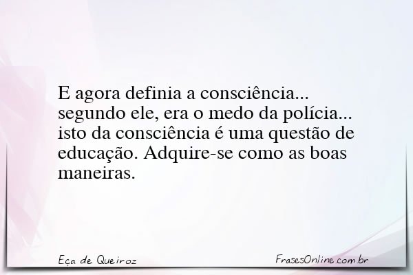 Frase de Eça de Queiroz