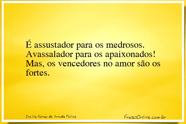 Frase de Ercília Ferraz de Arruda Pollice