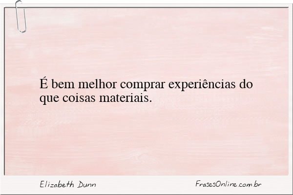 Frase de Elizabeth Dunn