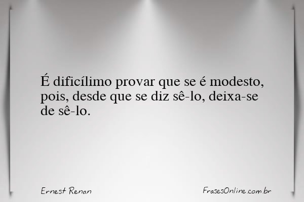 Frase de Ernest Renan