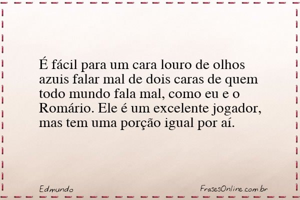 Frase de Edmundo