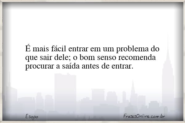 Frase de Esopo