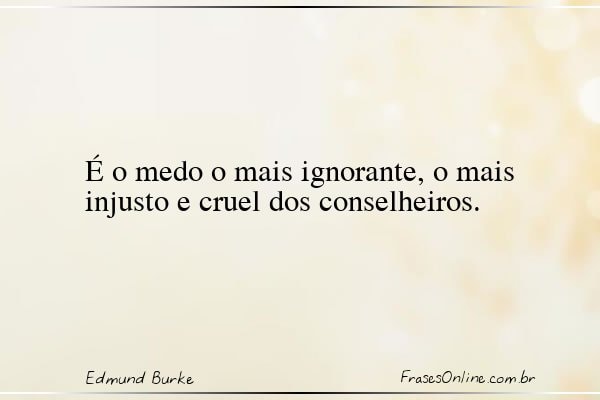 Frase de Edmund Burke