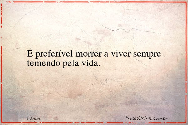 Frase de Esopo