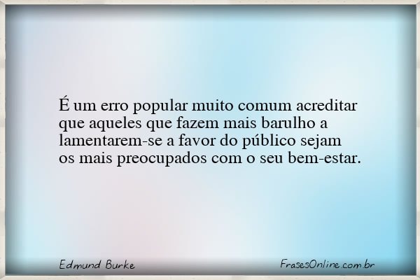 Frase de Edmund Burke