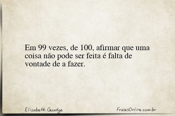 Frase de Elizabeth Goudge