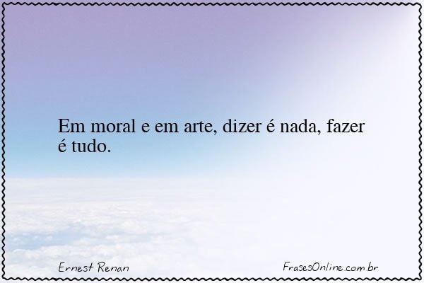 Frase de Ernest Renan