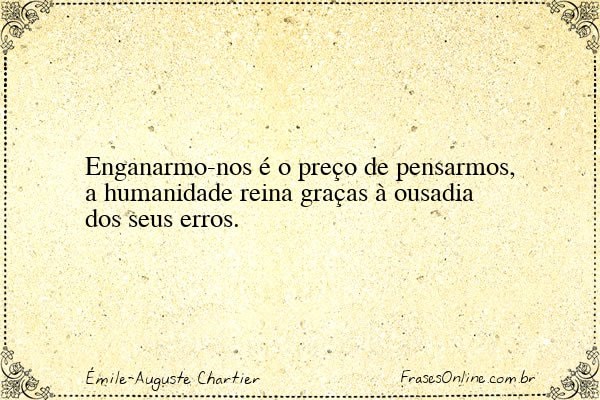 Frase de Émile-Auguste Chartier