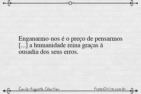 Frase de Émile-Auguste Chartier