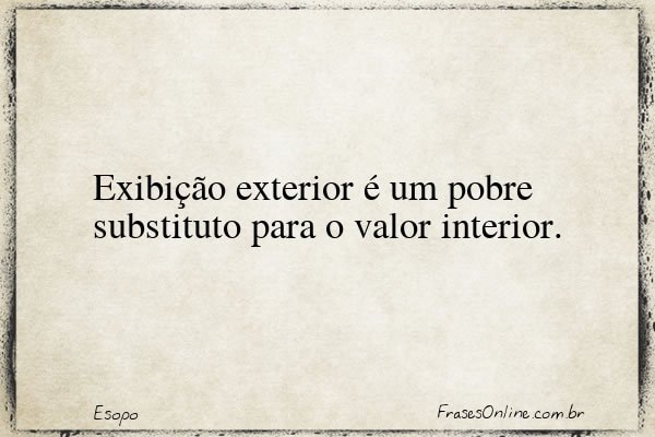 Frase de Esopo