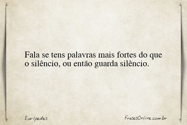 Frase de Eurípedes