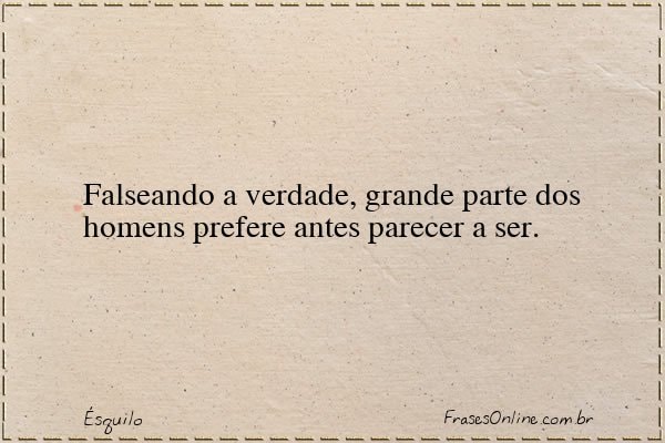 Frase de Ésquilo