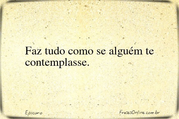 Frase de Epicuro