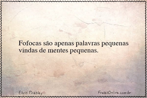 Frase de Elvis Presley