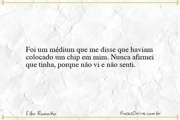 Frase de Elba Ramalho