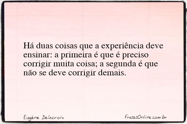 Frase de Eugène Delacroix