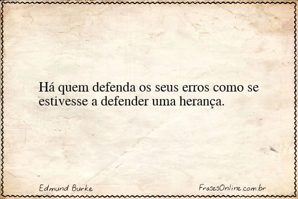 Frase de Edmund Burke