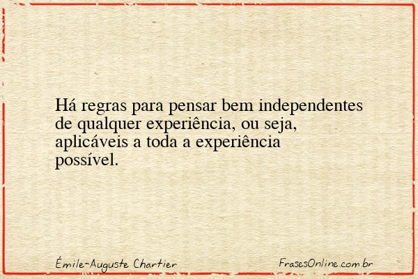Frase de Émile-Auguste Chartier