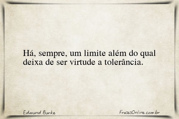 Frase de Edmund Burke