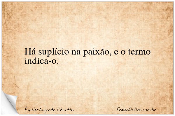 Frase de Émile-Auguste Chartier
